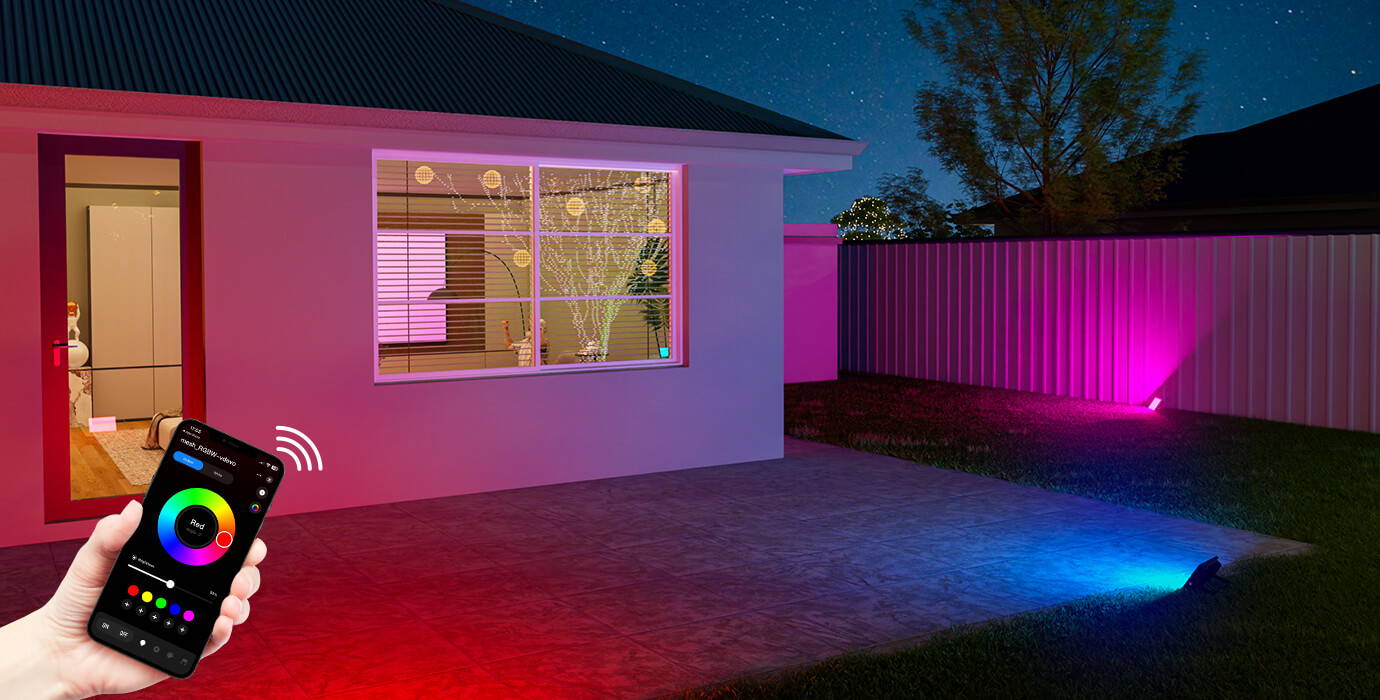 Bluetooth outdoor flood lights top